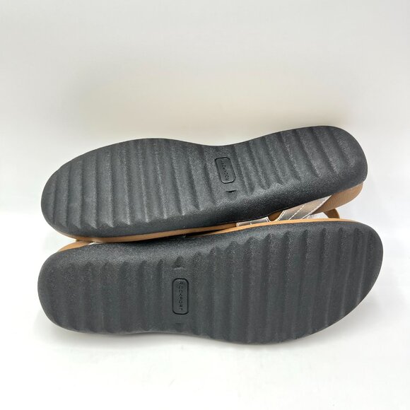 10W 10 WIDE WIDTH‎ Rockport Womens Ridge Sling Silver Summer Sandals Shoes - Picture 10 of 13